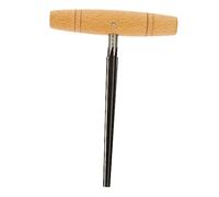 Kisangel Escariador de Agujero Violín Madera Herramienta Luthier Ergonómica Reamer Inoxidable Accesorio de Violín Resistente y Duradero