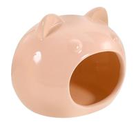 Kisangel Escondite de Mascotas de Cerámica para Hámster Casa Pequeña para Hámster Escondite para Animales Pequeños Adecuado para Ratas y Erizos Proporciona un Lugar Cómodo para Descansar