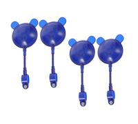 Kisangel Espejos Retrovisores para Bicicletas Infantiles 4 Piezas Color Azul Instalación Fácil Material Resistente Espejo De Seguridad para Niños Bicicletas y Scooters