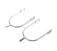 Kisangel Espuelas de Montar a Caballo de Aleación de Zinc con Cristales Brillantes para Mujer, Estilo Inglés Vintage, Espuelas Ecuestres de Dama para Botas de Montar, Accesorio Ecuestre