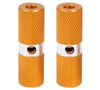 Kisangel Estribo Reposapiés Resistente de Pedal de Aleación de Aluminio Antideslizante para Bicicleta, Uso en Eje Delantero y Trasero para Bicicleta de Montaña