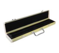 Kisangel Estuche de Bambú para Flauta China Doble, Grande, Resistente a Presión, Ultraligero, con 2 Compartimentos, para Transporte y Almacenamiento en Viajes y Aula, Protector