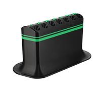 Kisangel Expositor para Flechas de Tiro Negro y Verde, Soporte Vertical de Mesa 14 Ranuras, Organizador Compacto para Tienda y Campo de Tiro, Estante de Almacenamiento Profesional