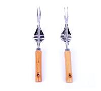 Kisangel Extractor de Malezas de Acero Inoxidable con Mango de Madera Herramienta de Deshierbe Manual con Base Curvada para Jardín Césped y Patio Removedor Eficaz de Raíces Profundas