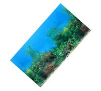 Kisangel Fondo del Acuario Ornamento del Acuario Ornamento Acuario Aqua Plant gabardinas pecera decoración Etiqueta de Fondo de Acuario Fondo de Pantalla del Acuario Vidrio Decorar Pegatina