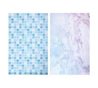 Kisangel Fondos de Fotografía de Papel Impermeables de Doble Cara 2 Piezas Diseño Mármol Doble Lado Tamaño Grande para Fotografía de Naturaleza Muerta y Vídeo Profesional