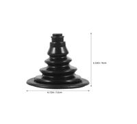 Kisangel Funda para Cable de Pozo Marino 2 Piezas Silicona Blanca y Negra Protección Anticorrosión para Motor de Barco Yate Embarcación Accesorios Náuticos