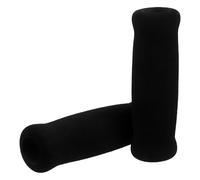 Kisangel Fundas de Esponja para Manillar de Caballito Balancín Infantiles 2 Piezas Negras Grandes Empuñaduras Antideslizantes y Amortiguadoras para Triciclos Scooters y Bicicletas de