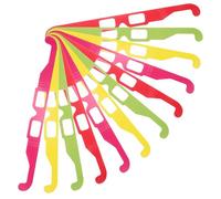 Kisangel Gafas de Difracción 3D de Cartón 20 Piezas Multicolor (Rojo, Amarillo, Verde, Rosa) para Fiesta y Festival Efecto Caleidoscópico y Visión de Luces Navideñas