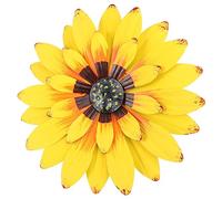 Kisangel Gancho Retro De Hierro Decoración Floral Para Pared Amarilla Para Salas De Estar y Jardines Artesanías De Hierro Adornos De Pared