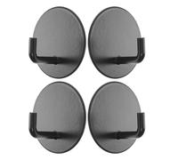 Kisangel Ganchos Adhesivos de Pared Extraíbles para Toallas y Batas, Autoadhesivos E Impermeables de Acero Inoxidable, 4 Piezas, sin Taladro, Ideales para Cocina y Oficina