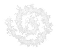 Kisangel Guirnalda De Boas Bufanda Boa Ribete De Flecos De Vestir Boas Accesorios Mujer 1920 Boas a Granel Boas De Fiesta Boa De Pavo Boa Difusa Pluma Suministros De Boda Perder Pelo Animal