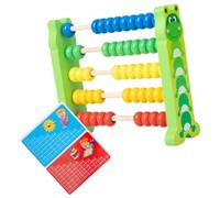 Kisangel Herramienta Cálculo Abacus Juguete Educativo Material Preescolar Madera Numeración