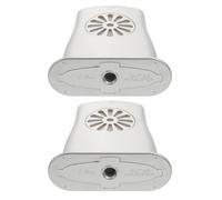 Kisangel Humidificador para Guitarra Acústica de Plástico Plata, 2 Piezas para Mantenimiento y Prevención de Levantamiento del Panel, Ligero y Profesional