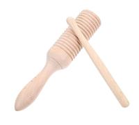 Kisangel Instrumento de Percusión de Madera Guiro Educativo para Juguete Musical para Desarrollo Sensorial y Comunicación Familiar