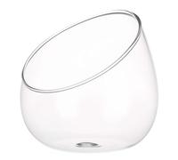 Kisangel Jarrón de Inclinado Borosilicato Botella Ecológica para Plantas de Escritorio Decoración Natural para Oficina y Eventos