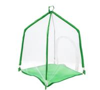 Kisangel Jaula de Malla Visible para Mariposas 31X31X40 CM Casa de Mariposas Portátil Malla Fina Transpirable Caja de Observación de Insectos Práctica Aprendizaje