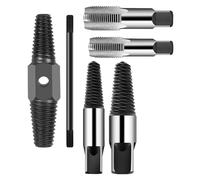 Kisangel Juego de Herramientas para Restaurar Roscas de Tuberías de Agua 4 y 6 Pulgadas Extractor de Tornillos Rotos y Reparador de Roscas de Pernos Kit Manual Multipropósito para