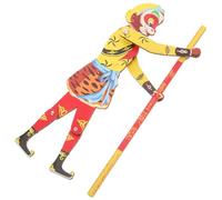 Kisangel Juego de Marionetas de Sombras Chino Tradicional Kit de Manualidades para Marioneta de Sombras de Sun Wukong Material Hecho a Mano Casero y Educación Temprana