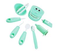 Kisangel Juego de Simulación de Dentista Educativo para Niños Juguete de Dentista de Plástico Kit Infantil Juguete de rol para Fiestas y Juegos de Imaginación