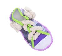 Kisangel Juguete de Cuerda para Perros Resistente Mordidas para Limpieza Dental y Juego para Cachorros y Perros Pequeños Color Blanco y