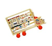 Kisangel Juguete De Madera para Herramienta De Cálculo y Aprendizaje Estimulante De Habilidades Matemáticas y Coordinación Manual para Desarrollo