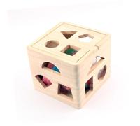 Kisangel Juguete Educativo para Pájaros Bloques de Madera Seguro y Práctico para Pequeños como Periquitos y Promueve y Ejercicio Divertido