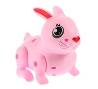 Kisangel Juguete Eléctrico De Conejo Emulador para Niño Niña Juguete Saltarín con Luz Led y Diseño Adorable para Fiestas y Cumpleaños Sin Incluida