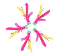 Kisangel Juguete para Patear Volante Tradicional para Niños y Niñas 21 Cm Colores Vivos Ligero Juego Al Aire Libre y Gimnasio Set De 5 Piezas