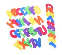Kisangel Juguetes de Baño para Bebés con Letras y Números EVA Coloridos Educativo para Bañera Desarrollo Cognitivo y Creatividad para Niñas