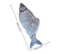 Kisangel Juguetes para Gatos Pez Eléctrico De Juguete De Pez Saltarín para Mascotas para Gatos Estilo Cruciano Oscuro