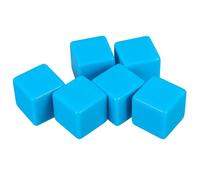 Kisangel Kit de 6 Dados Acrílicos Grandes de 30mm para Juegos de Mesa y Actividades Educativas, Cubos de Seis Caras Versátiles Aulas y Hogares