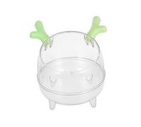 Kisangel Kit De Baño para Hámster Inodoro Cítara Arco Rociador Funda Resistente Al Agua Dados Máscara De Cabeza De Ciervo Baño De Arena Especial Jaula para Mascotas