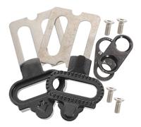 Kisangel Kit de Calas para de Bicicleta de Montaña Juego de Placas Auto-bloqueantes Accesorios Duraderos y Fáciles de Instalar para Sistema de Clip-in
