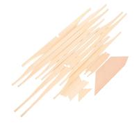 Kisangel Kit de Refuerzos de Madera de Abeto Beige de 17 Piezas para Guitarra Acústica, Accesorio para Luthier que Moldea el Sonido y Previene el Colapso