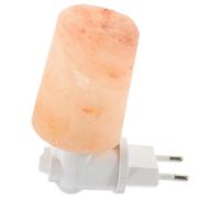 Kisangel Lámpara de Pared de Sal Cristalina Enchufable con Luz Incandescente Monocromática Lámpara de Mesa Pequeña para Luz Nocturna Ambiental Dormitorio y Pasillo