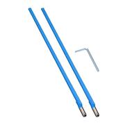 Kisangel Llave de Ajuste para Barra de Armadura de Guitarra Eléctrica en Acero Azul con Superficie Lisa, Juego de 1 Set para Reemplazo y Mantenimiento