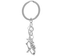 Kisangel Llavero de hockey, llavero de graduación, joyas para jugadores de hockey, joyas divertidas de hockey, llavero, regalo, encanto, viajes, adornar metal, como en la imagen, 8.00X3.00X0.30CM