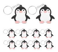 Kisangel Llavero Pinguino de 24 Piezas Diseño Adorable y Material de Pvc Suave, Adecuado como Adorno de Bolso o Mochila para Regalos en Fiestas Temáticas