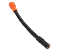 Kisangel Manguera Infladora de Aire M6 Rosca Tubo de Alta Presión 16 CM con Funda Resistente al Calor Extensor para Bomba Neumáticos Coche Moto y Bicicleta Conector Rápido y Seguro