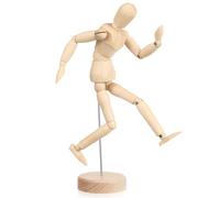 Kisangel Maniquí de Dibujo Flexible de Madera 20 Cm con Articulaciones Ajustables para Bocetos y Modelado en Estudios de Artistas