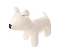 Kisangel Maniquí Perro Sentado de Piel Sintética PU Soporte Exhibición Ropa para Mascotas Modelo Realista para Tienda y Boutique Ligero y Resistente