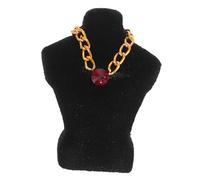 Kisangel Mannequin Negro Exhibidor Joyería para Casa de Muñecas Soporte Seguro y Fácil Montaje Decoración Versátil