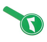 Kisangel Mano Sosteniendo Un Cartel Tableros De Paletas para El Aula Pizarra Blanca Portátil para Votación De Maestros Duales para Mapeo Tablero De Jueces De Juegos Secundarios Tablero De