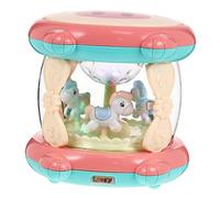 Kisangel Máquina de Cuentos de batería Juguete para bebés Juguetes para pequeños Juguetes educativos Juguetes Musicales Montessori Juguete Musical bebé Instrumento AbS Rosa