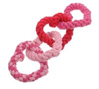 Kisangel Masticable Juguete De Cuerda De Algodón Juguete De San Valentín Love para Perros