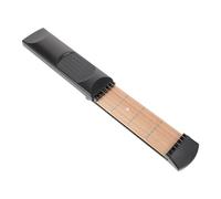 Kisangel Mástil de Práctica para Guitarra Portátil de Plástico Negro, Entrenador para Principiantes Que Mejora la Flexibilidad de Dedos y Facilita el Cambio de Acordes