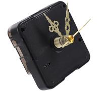 Kisangel Mecanismo de Movimiento de Reloj de Pared Silencioso, Tamaño Pequeño, Plástico Resistente, Kit de Repuesto Agujas Doradas para Reparación y Bricolaje en Hogar, Oficina y