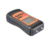 Kisangel Medidor de Humedad Digital para Pared y Madera con Pantalla LCD Detector Portátil de Humedad para Papel y Cartón Sensor Preciso Habitaciones Color Negro