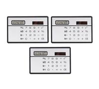 Kisangel Mini Calculadora Solar de Bolsillo para Estudiantes Diseño Ultrafino, Plástico Ligero y Pantalla Digital, Adecuado para Escuela y Oficina